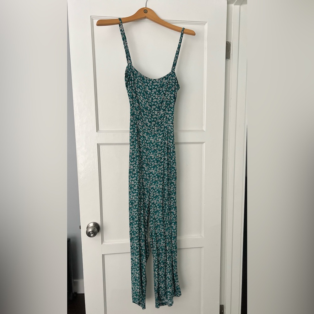 Open back floral jumpsuit size small